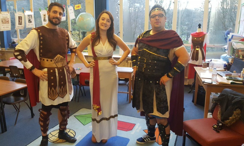 roman dress up day at school